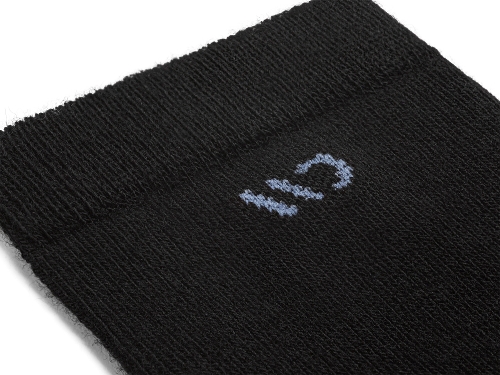 BLACK SOLID MIDWEIGHT CREW - Perspective 2